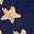 Cora RaRa Jerseykleid-Marineblau Foliensterne