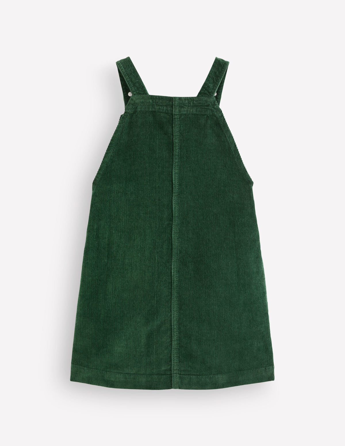 Adeline Latzkleid in A-Linie-Grün Blumenmuster Cord - Image 3