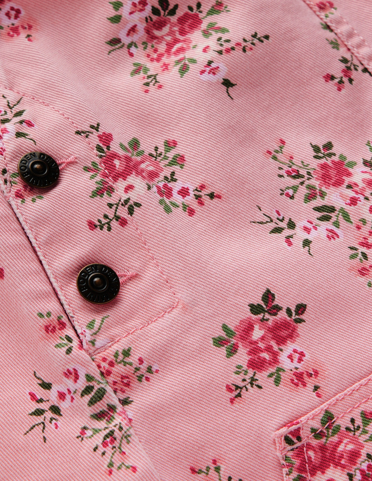 Adeline Latzkleid in A-Linie-Rosa Quarz Twill Sanftes Rosa-3
