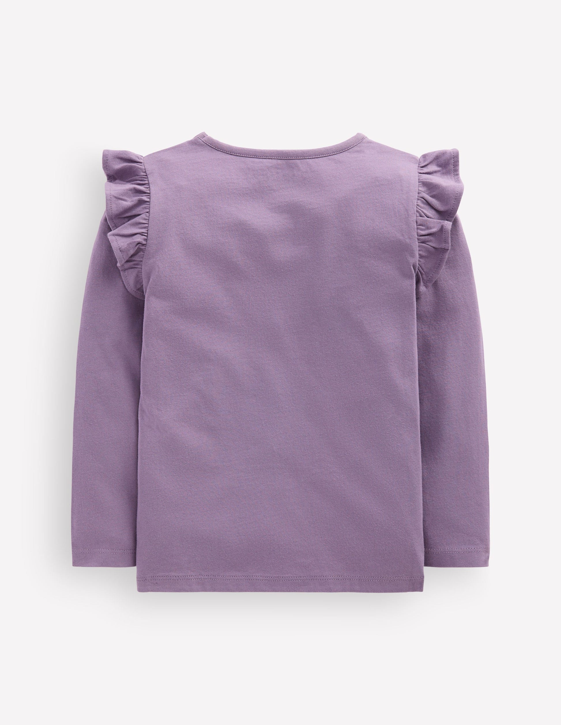 Langarmshirt mit Superstich-Design-Nachtlila Eule-3