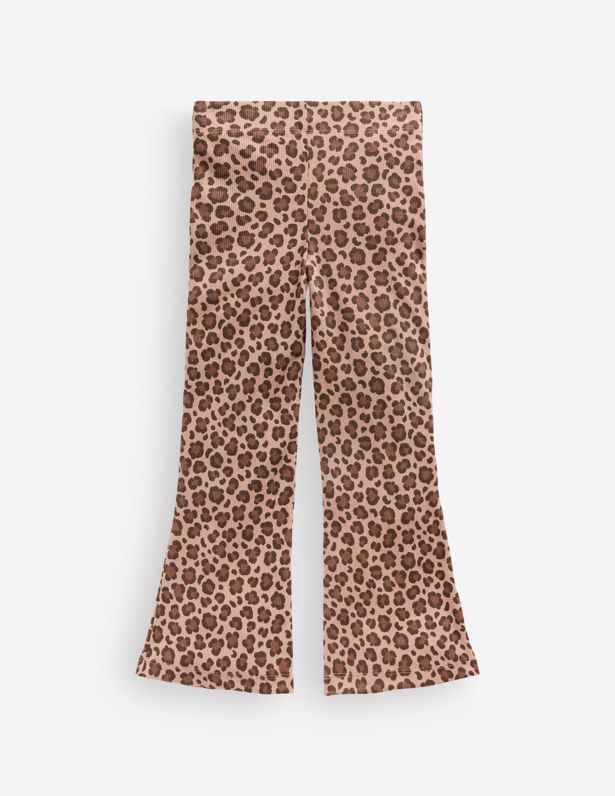 Gerippte, ausgestellte Leggings im 3er-Pack-Bunt Tiere - Image 2