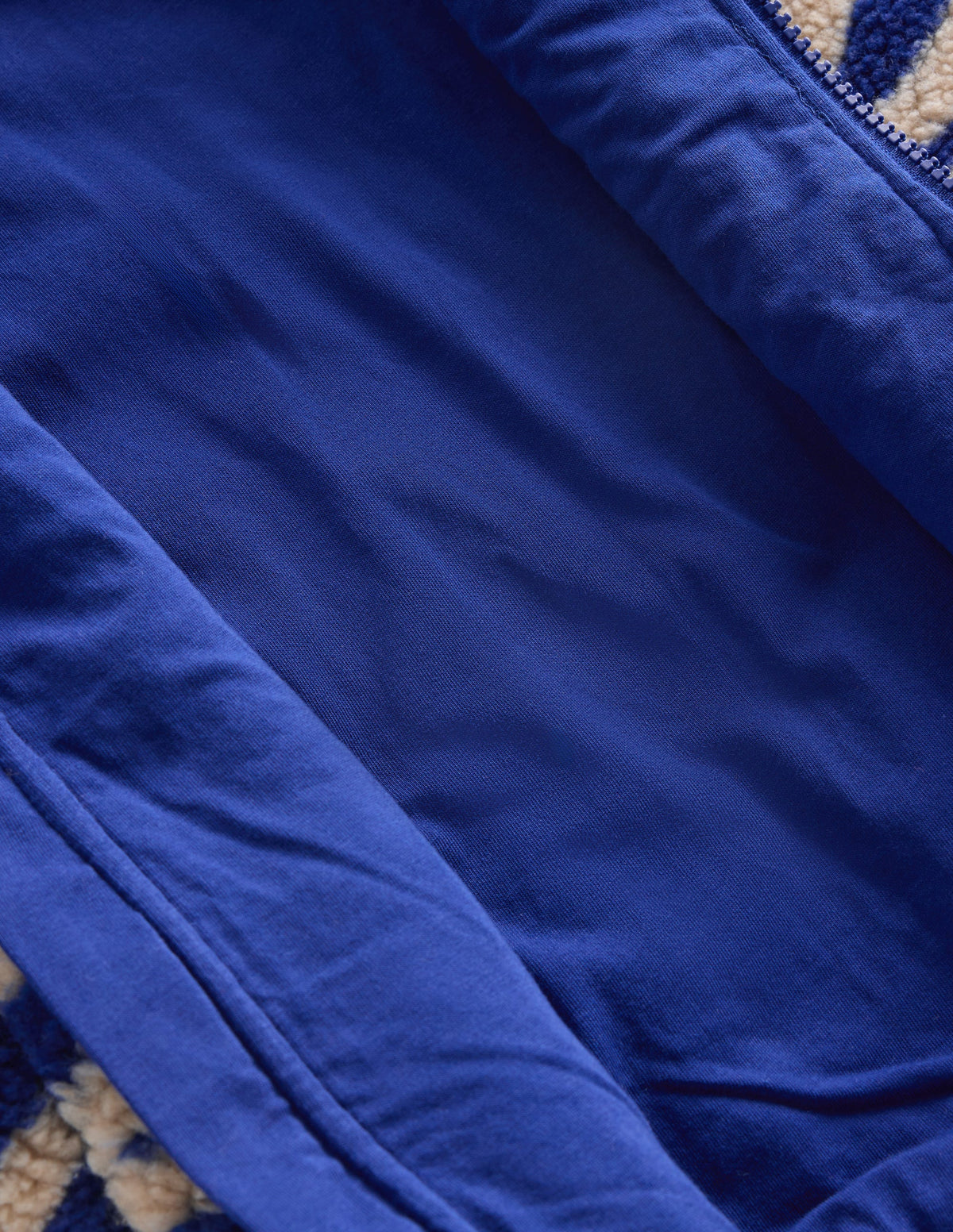 Veste à col en borg-Borg zébré et bleu marine - Image 6