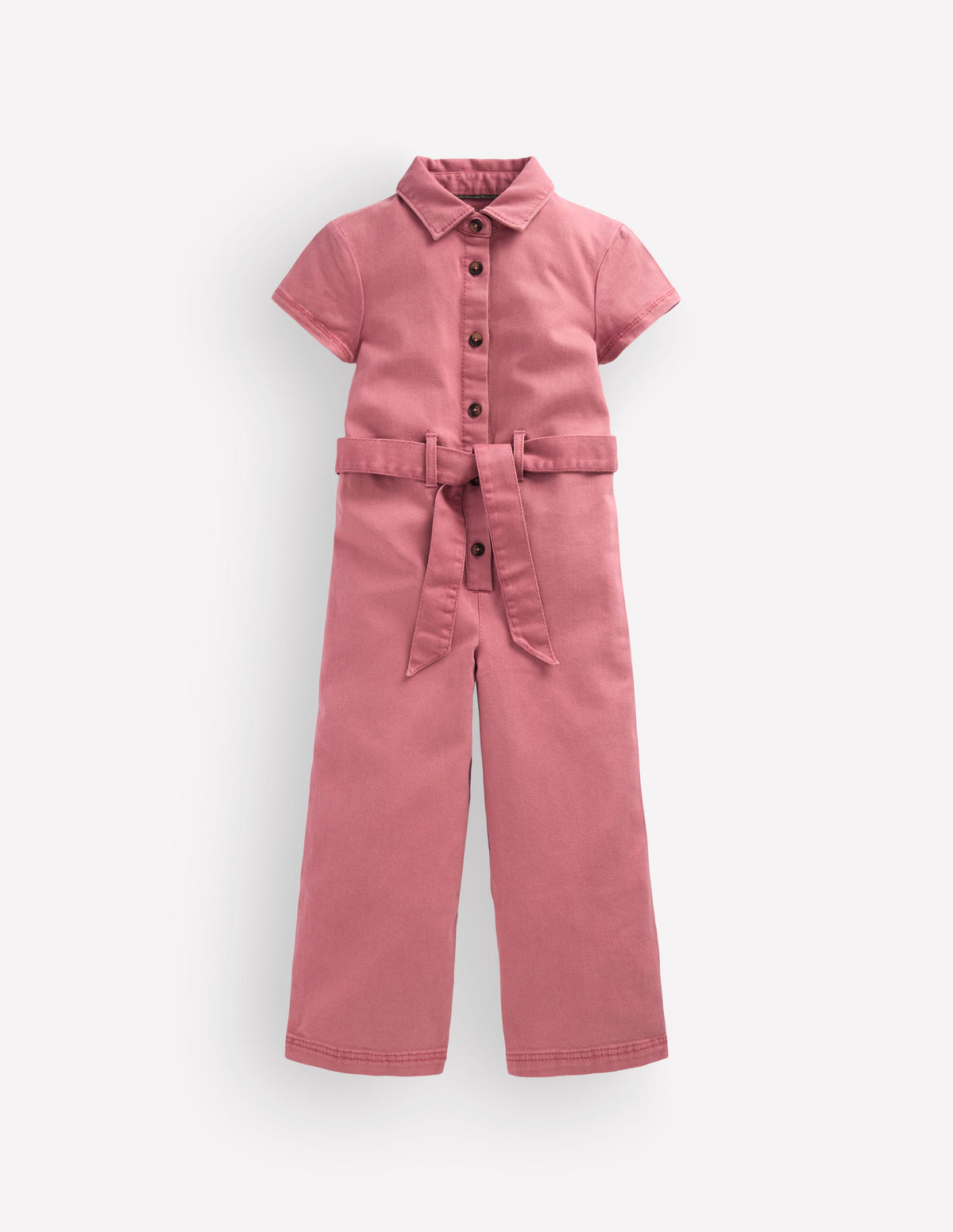 Lockerer, bedruckter Overall-Rosa Heide - Image 1