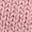 Verkürzte Strickjacke mit Kunstfellbesatz-Rosa Glitzer