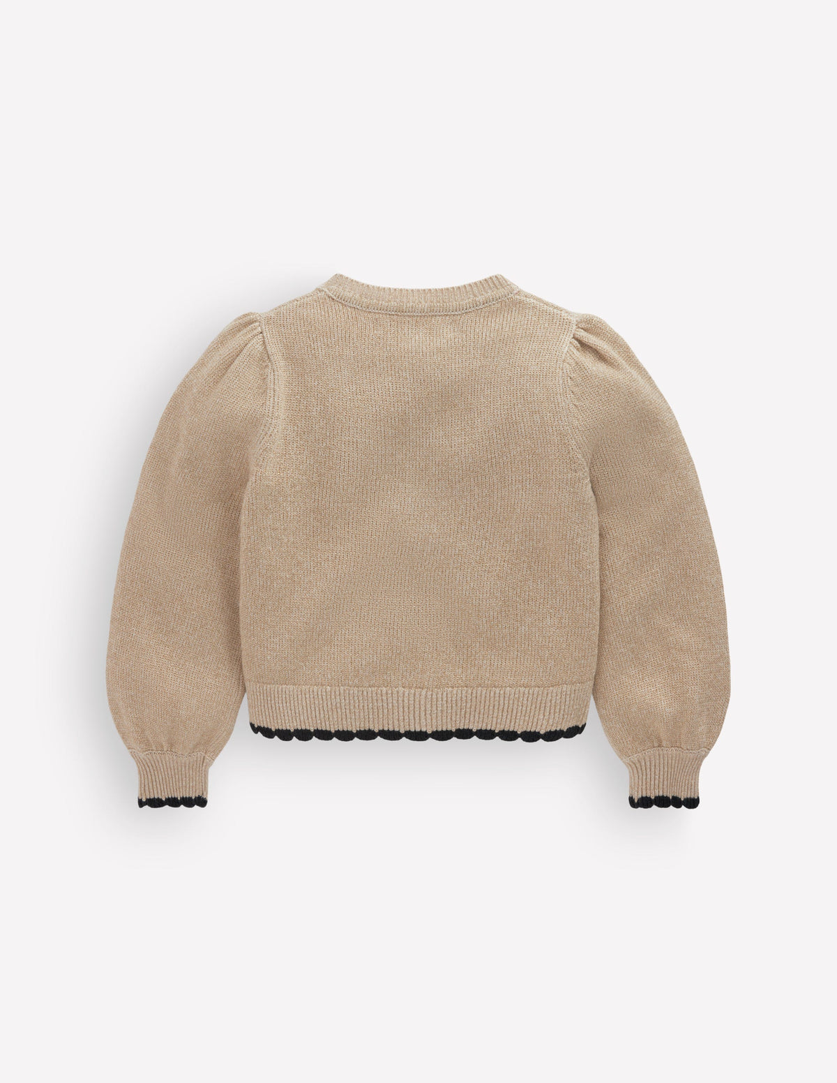 Glitzernde Party-Strickjacke-Gold Glitzer - Image 2