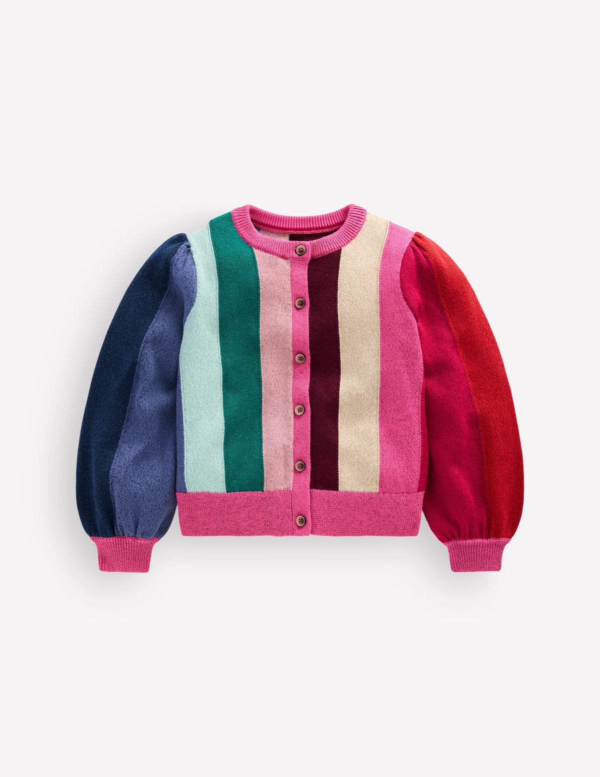 Glitzernde Party-Strickjacke-Regenbogen, Glitzerstreifen - Image 2