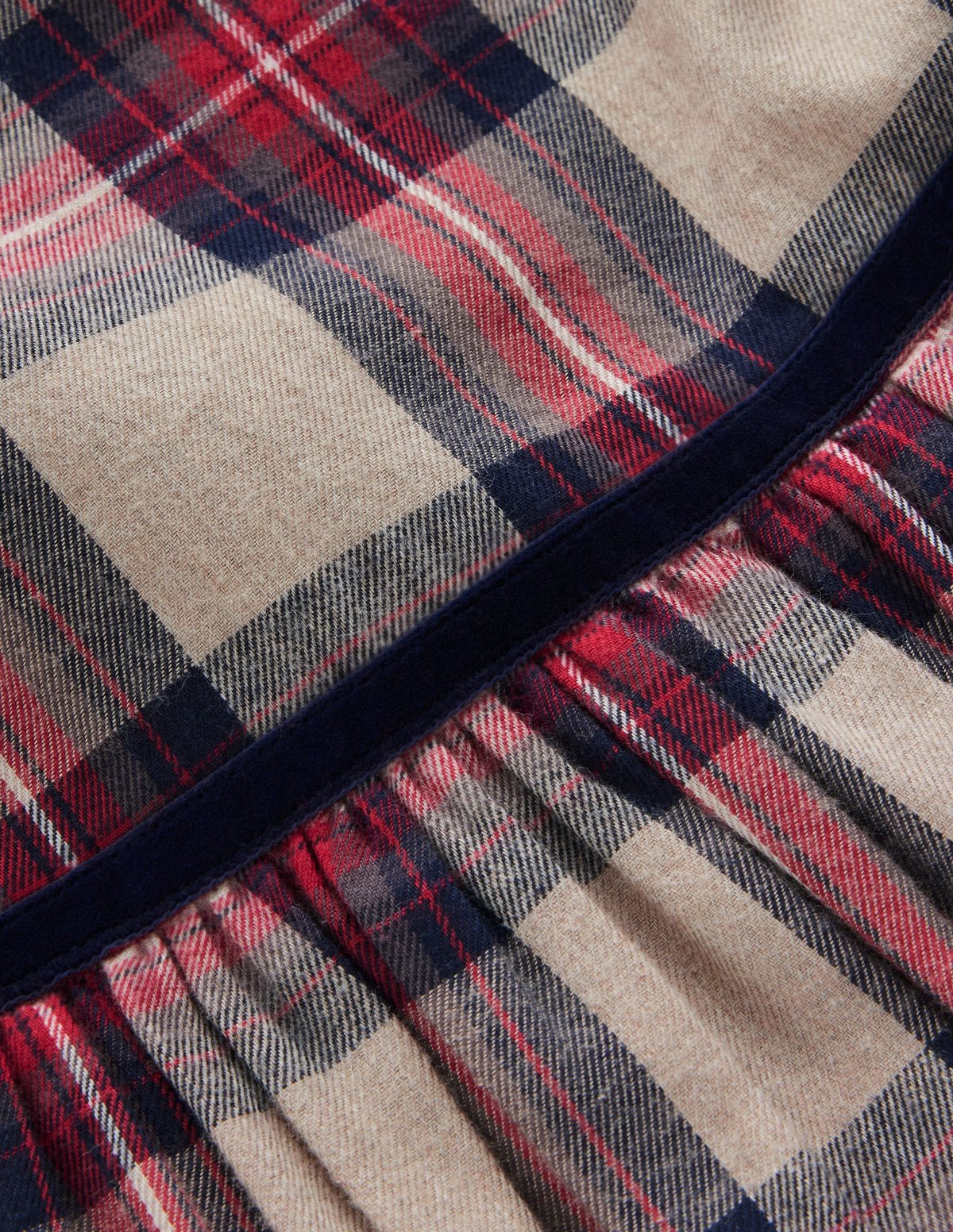 Posie Gewebtes Kleid zum Herumwirbeln-Bunt Karomuster-4