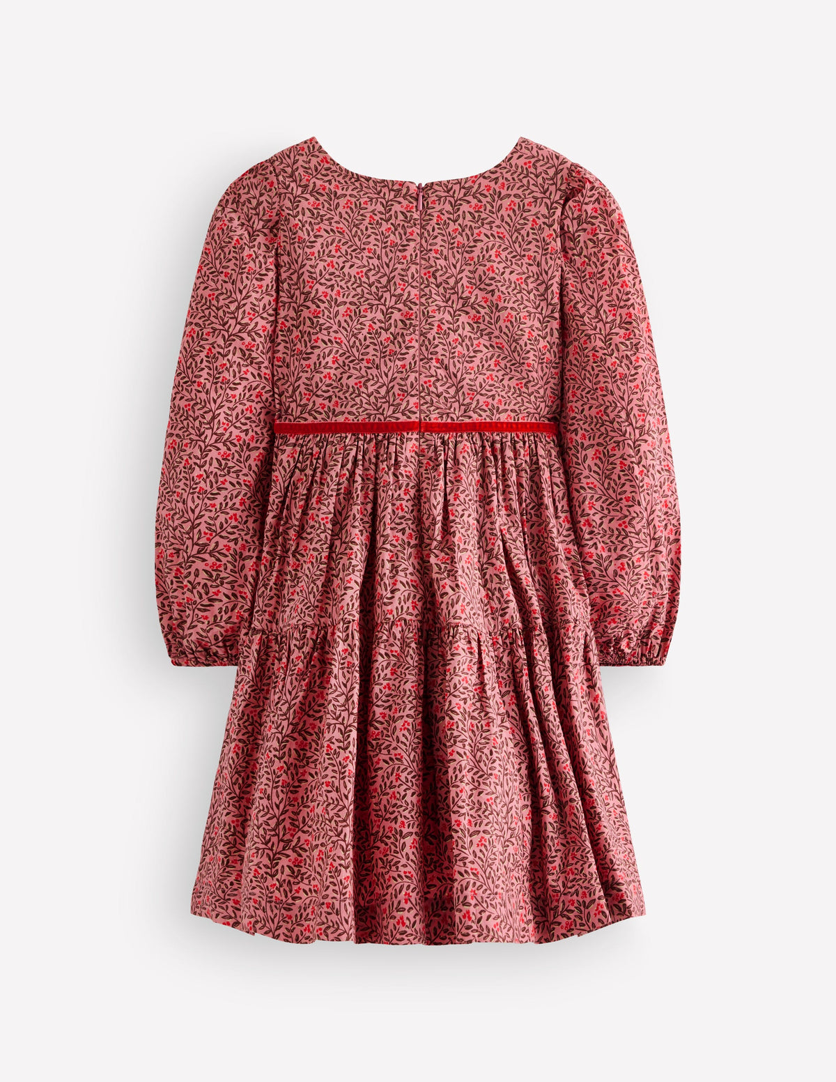 Posie Gewebtes Kleid zum Herumwirbeln-Pink Geblümt-3