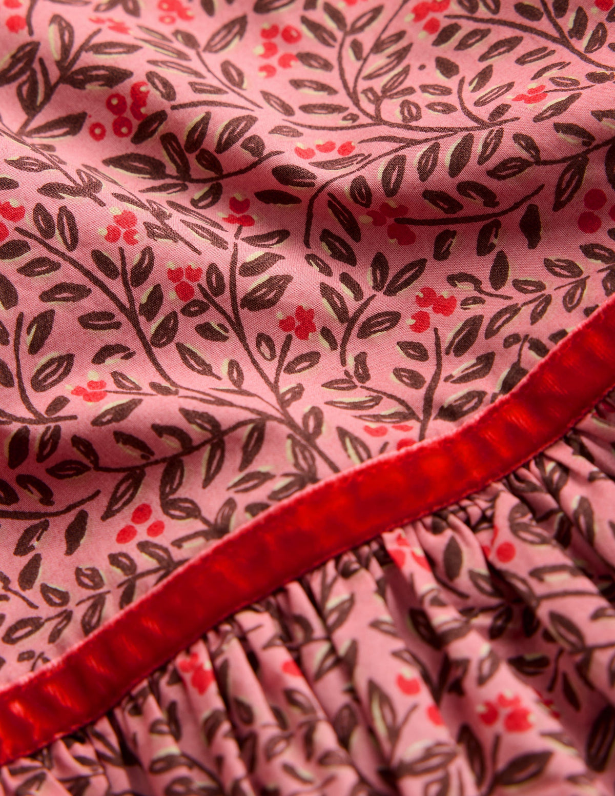 Posie Gewebtes Kleid zum Herumwirbeln-Pink Geblümt - Image 2