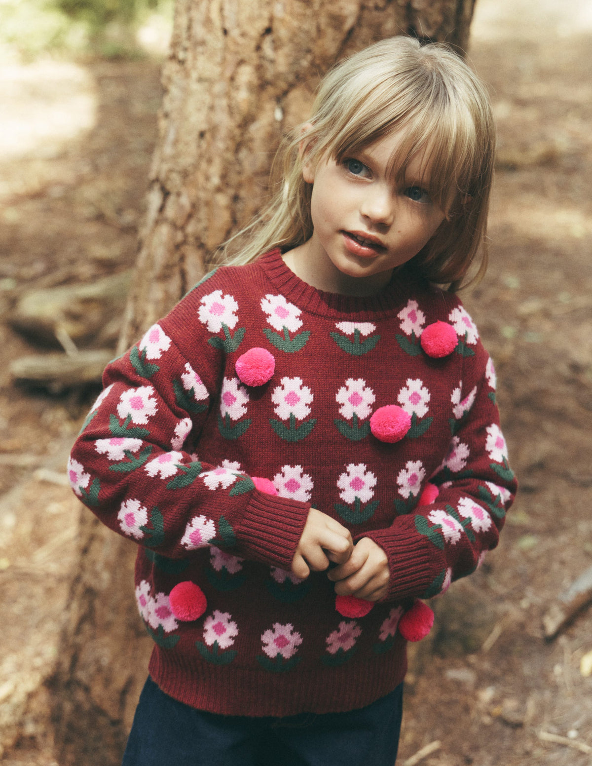 Witziger Pullover-Schildpatt Blume - Image 1