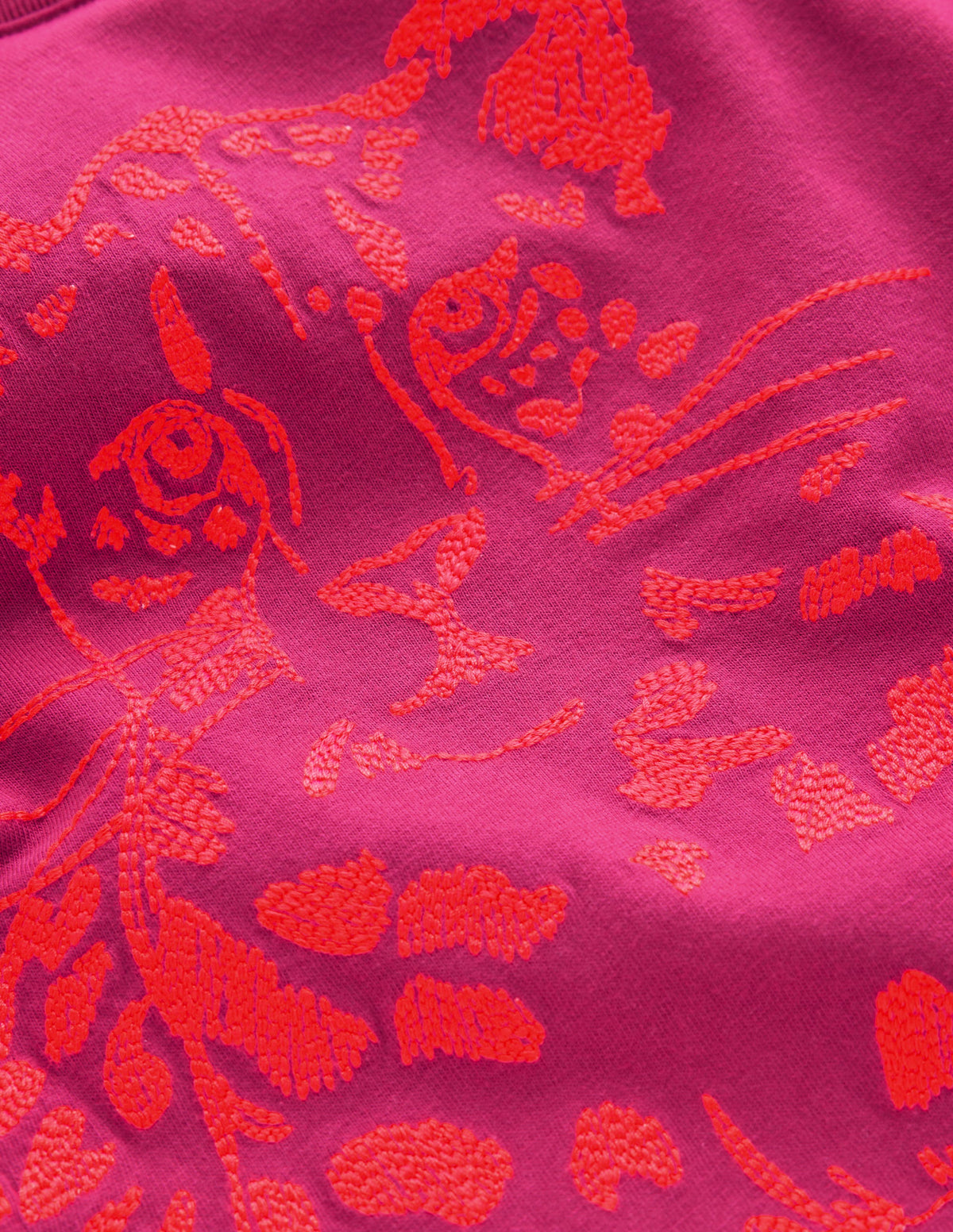 Langarmshirt mit neonfarbenem Superstitch-Design-Mohair, Leopardenmuster - Image 2