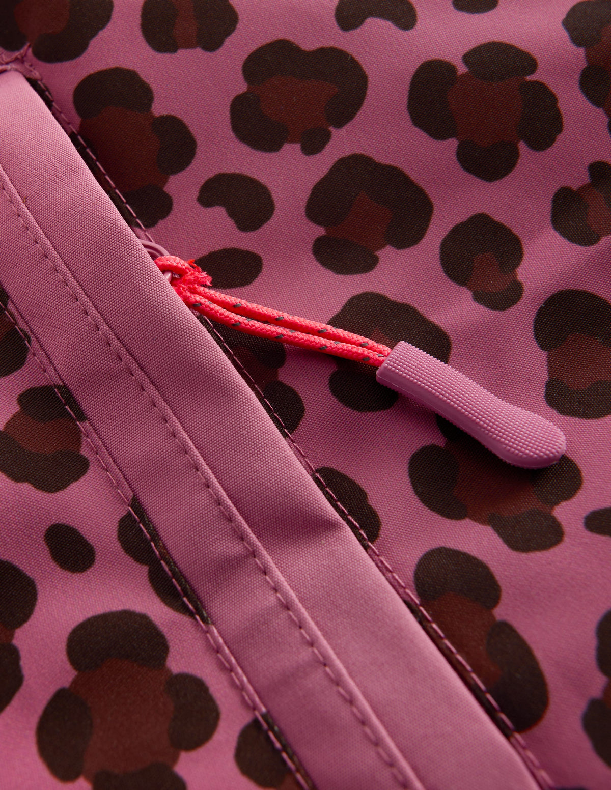 Wasserdichte Allwetterhose-Rosa Heide Leopardenmuster-3