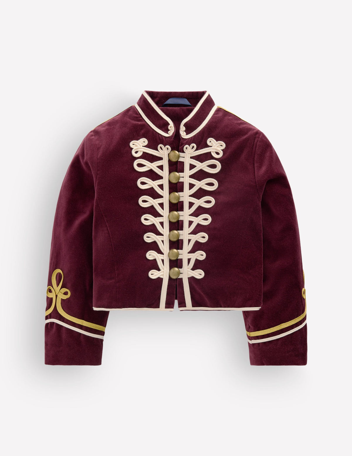 Militärjacke aus Samt-Kastanie - Image 2