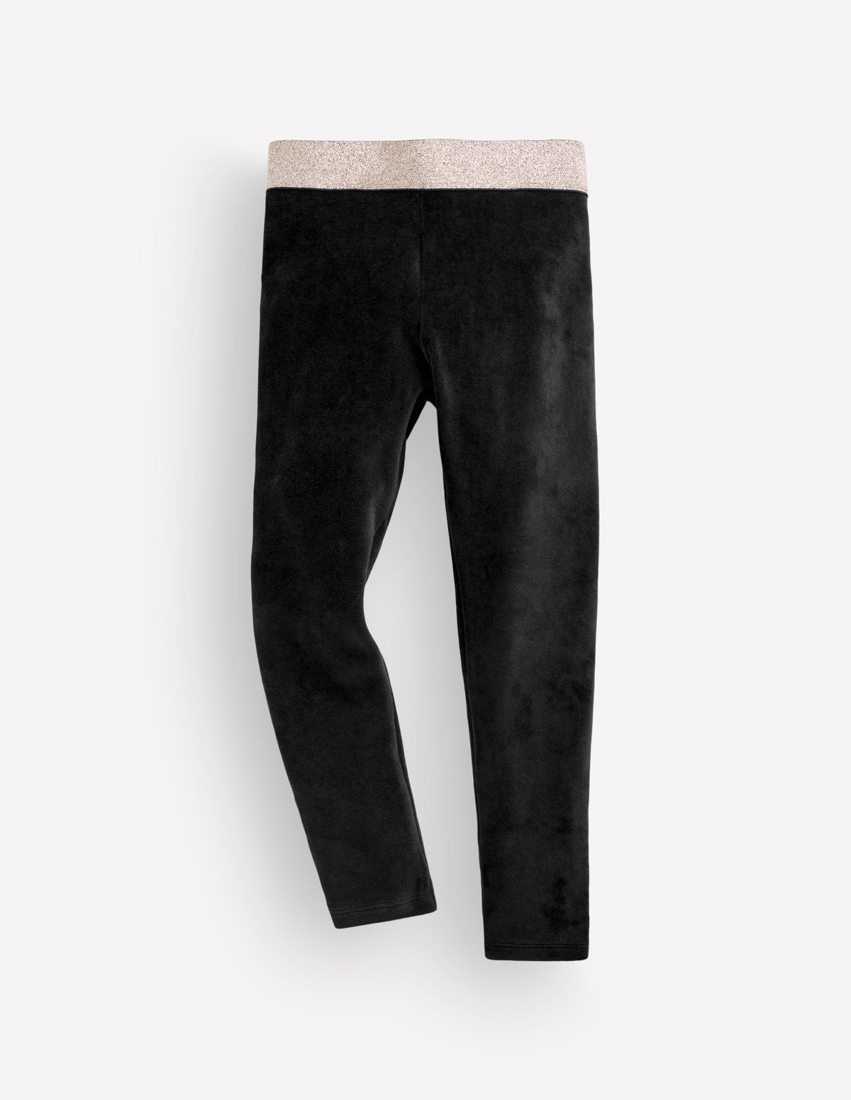 Leggings aus Samt-Schwarz-1