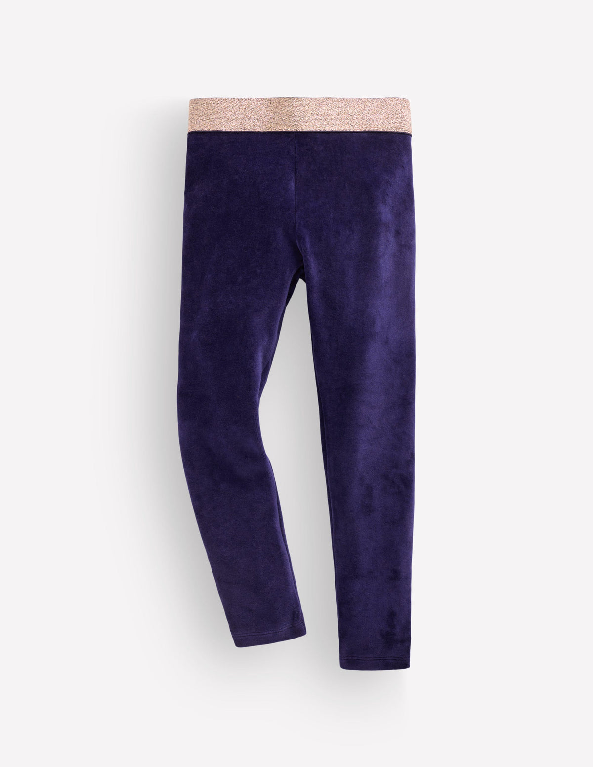 Leggings aus Samt-Schuluniform-Marineblau-1