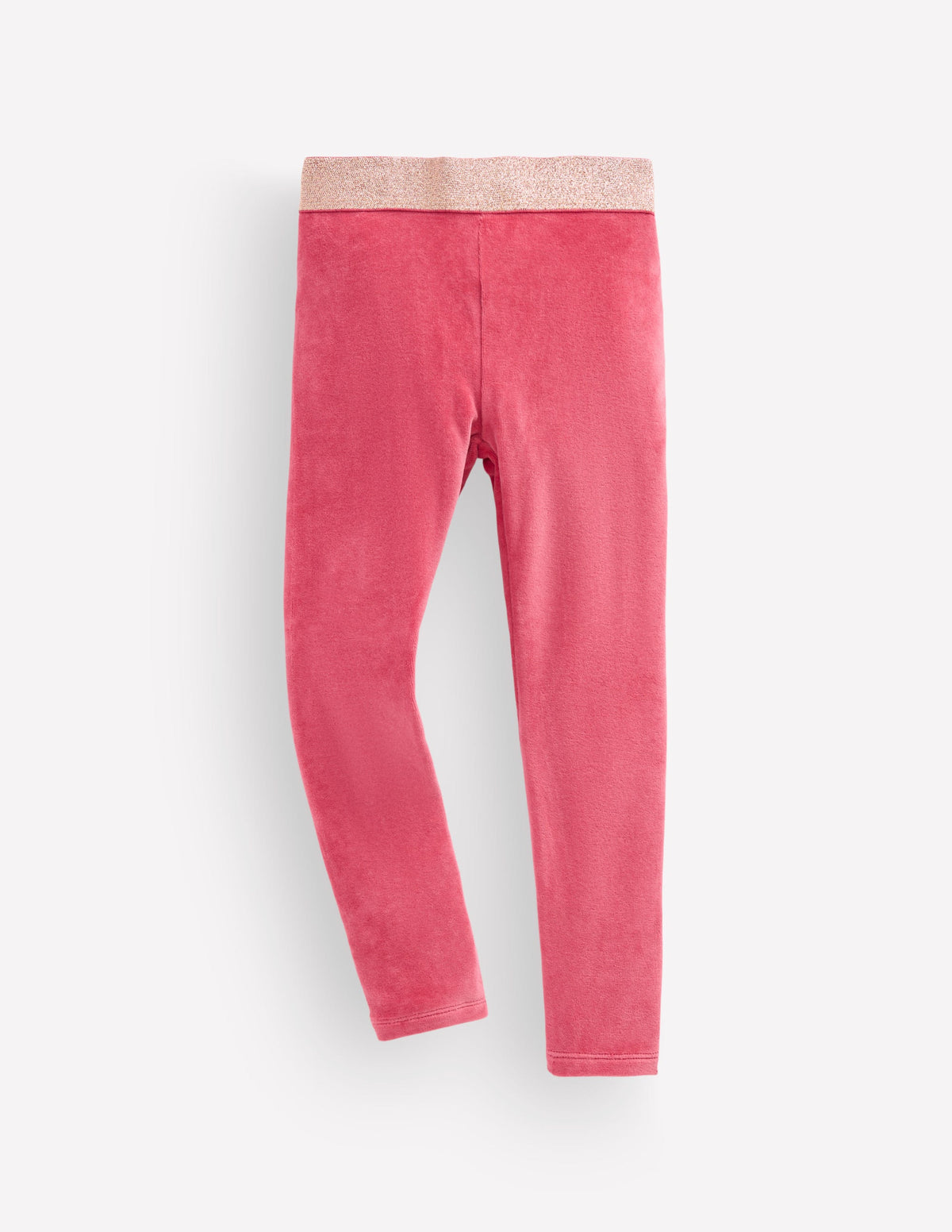 Leggings aus Samt-Kirschrot - Image 1