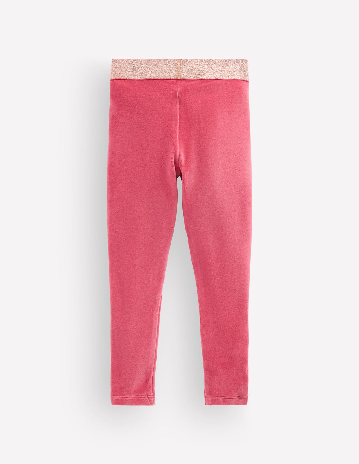 Leggings aus Samt-Kirschrot - Image 2