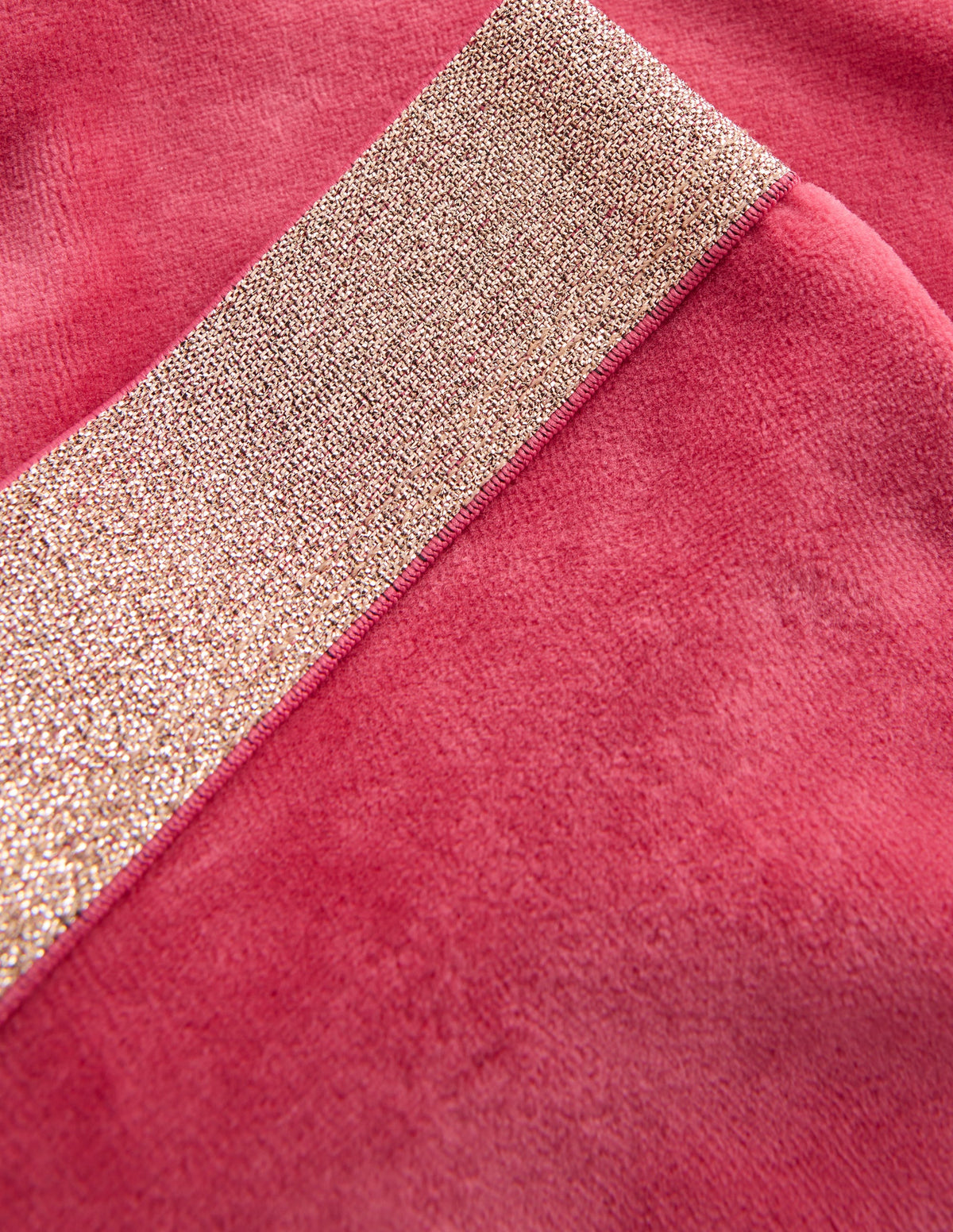 Leggings aus Samt-Kirschrot - Image 3