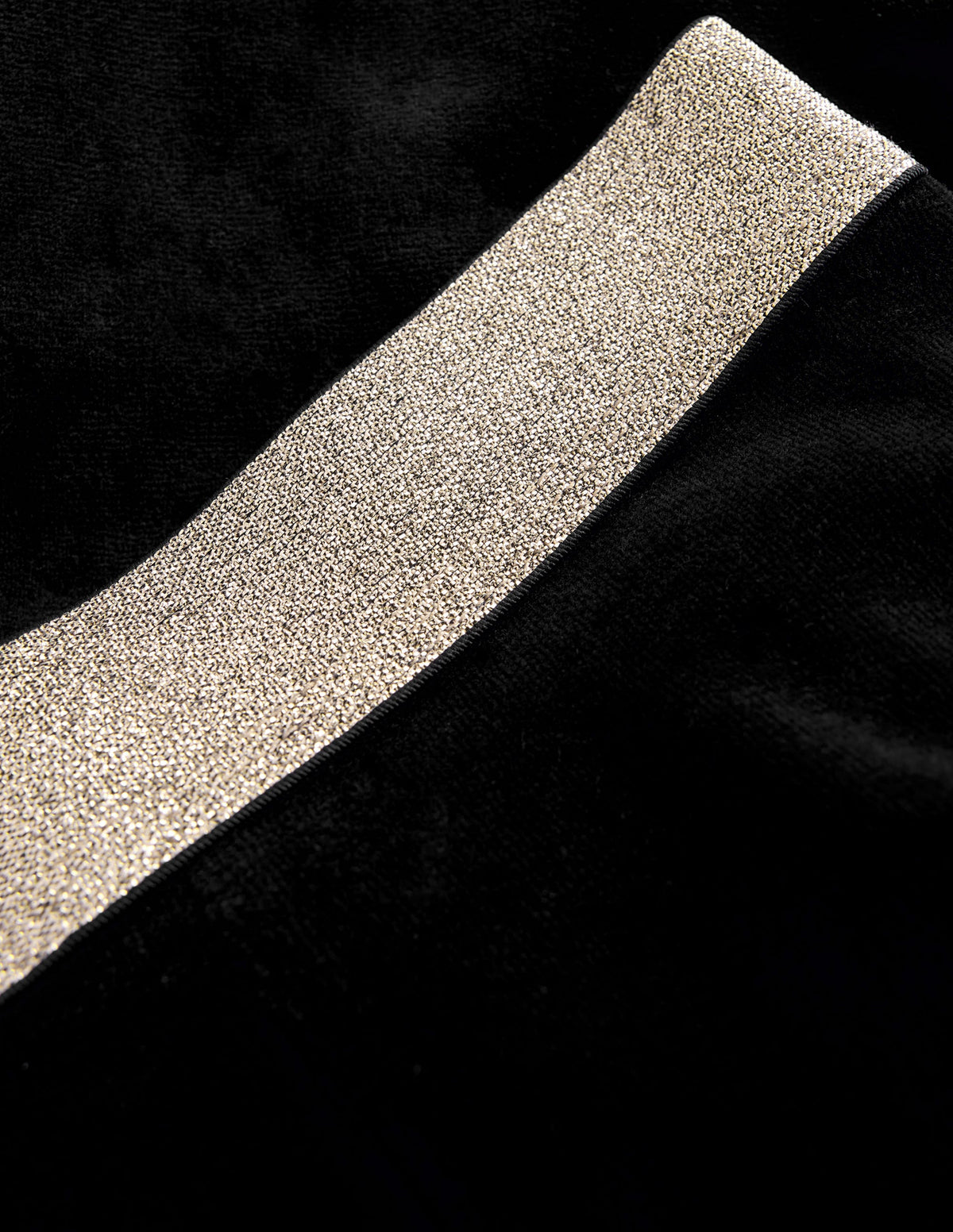 Ausgestellte Samtleggings-Schwarz-3