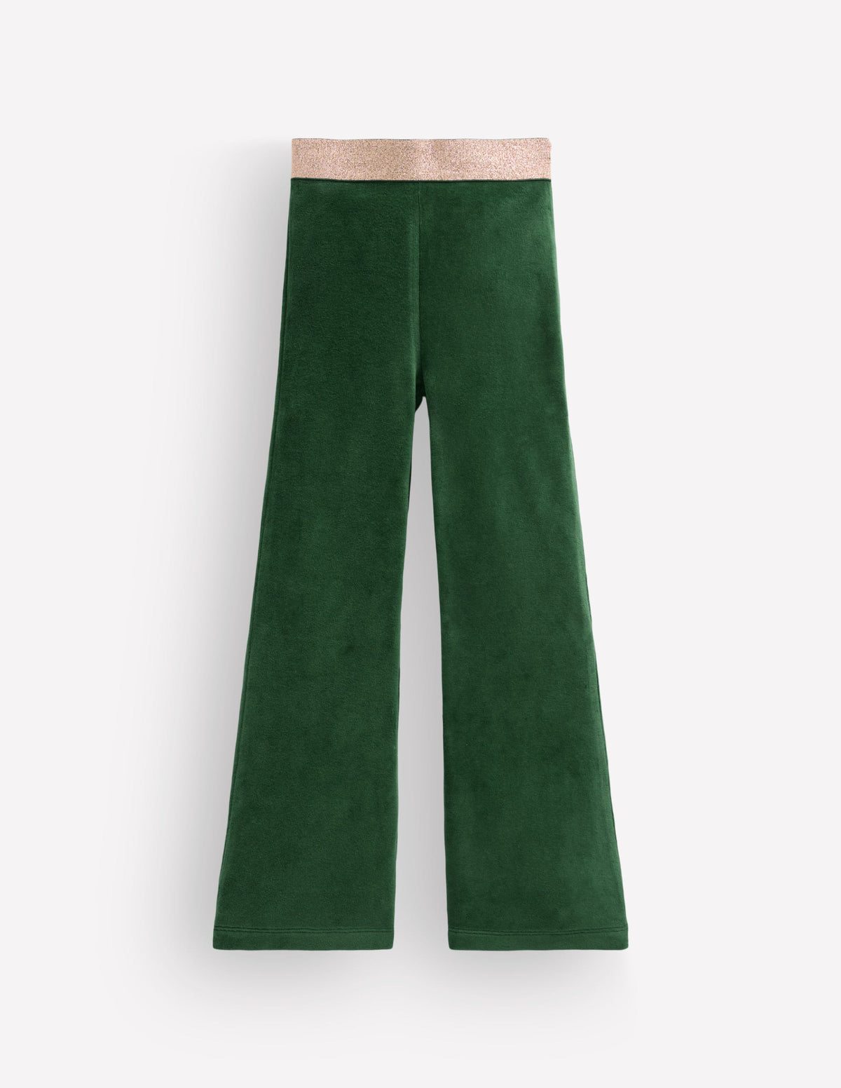Ausgestellte Samtleggings-Jagdgrün-1