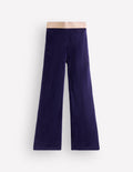 Ausgestellte Samtleggings-Schuluniform-Marineblau