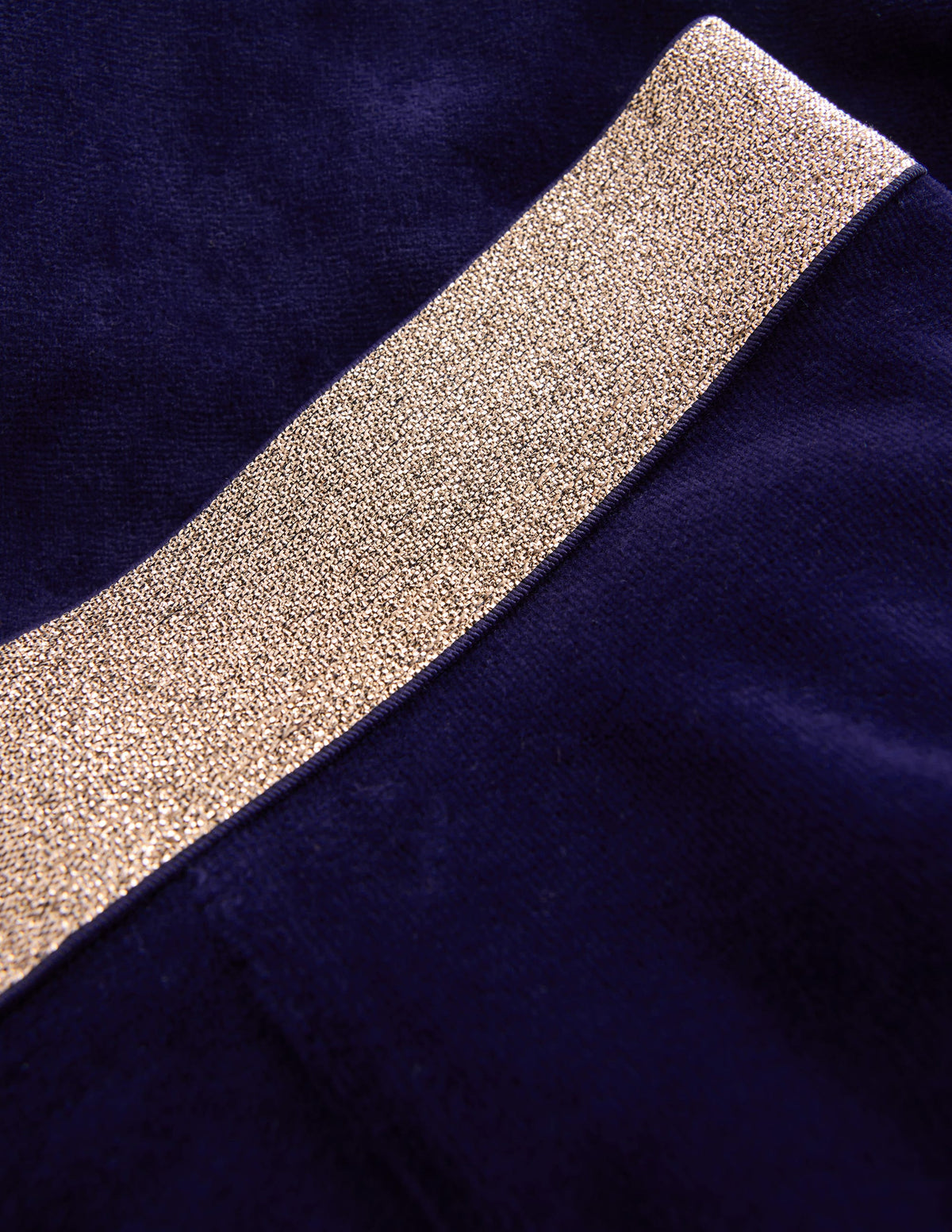Ausgestellte Samtleggings-Schuluniform-Marineblau - Image 3