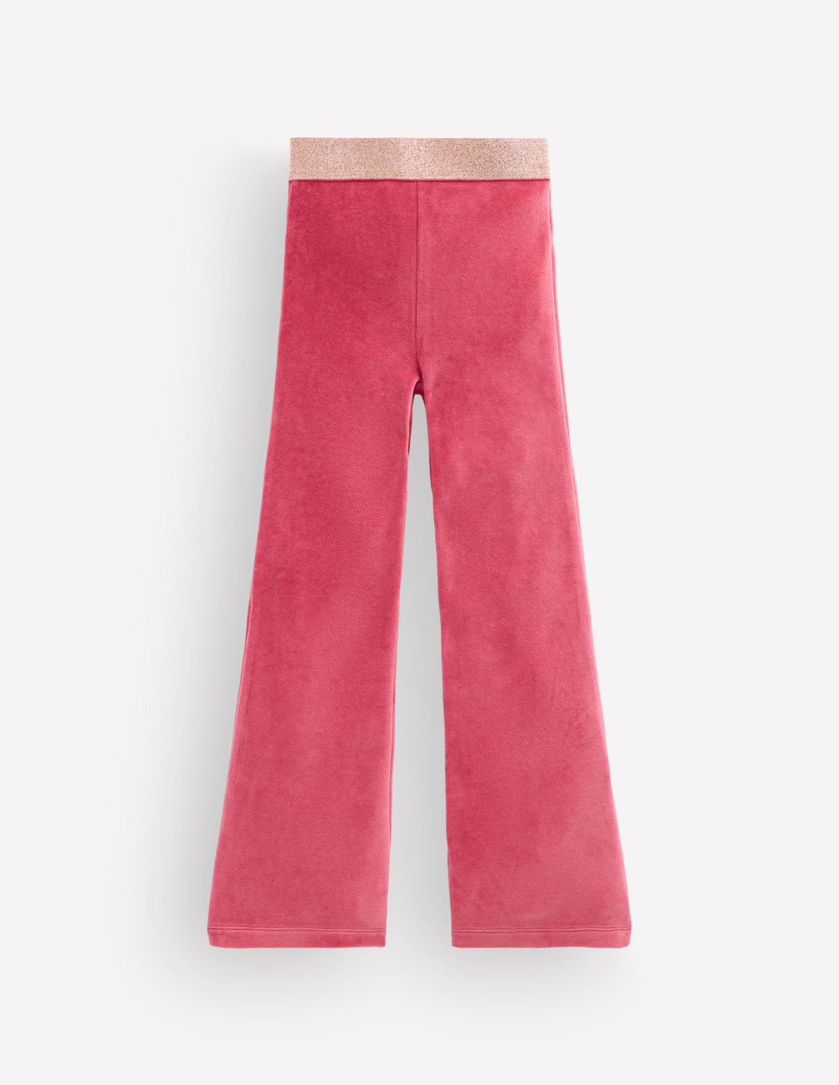 Ausgestellte Samtleggings-Kirschrot - Image 1