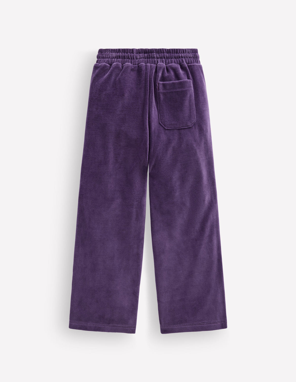Bas de jogging large en velours-Violet mystique - Image 2