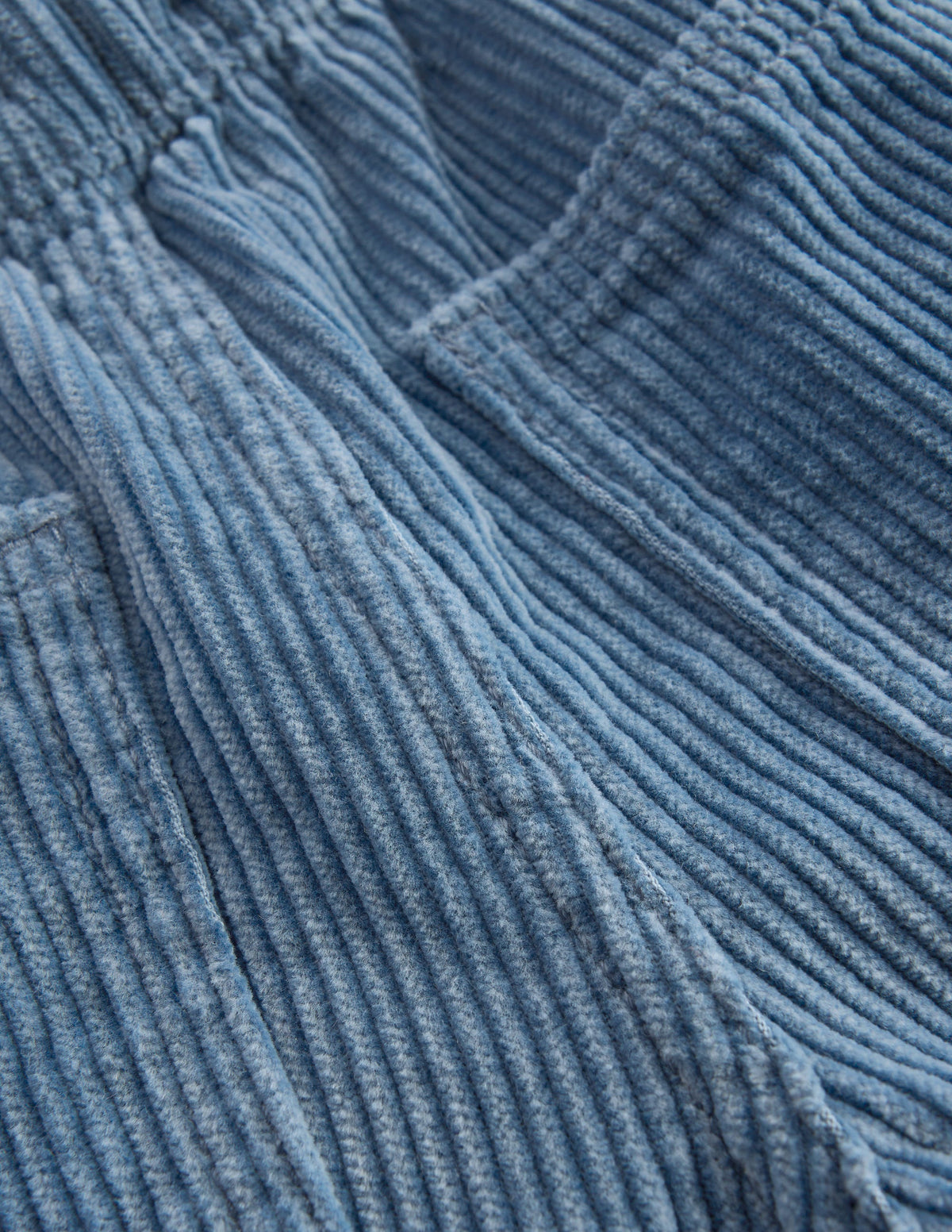 Cordhose mit Kordelzug-Blau Aura - Image 3
