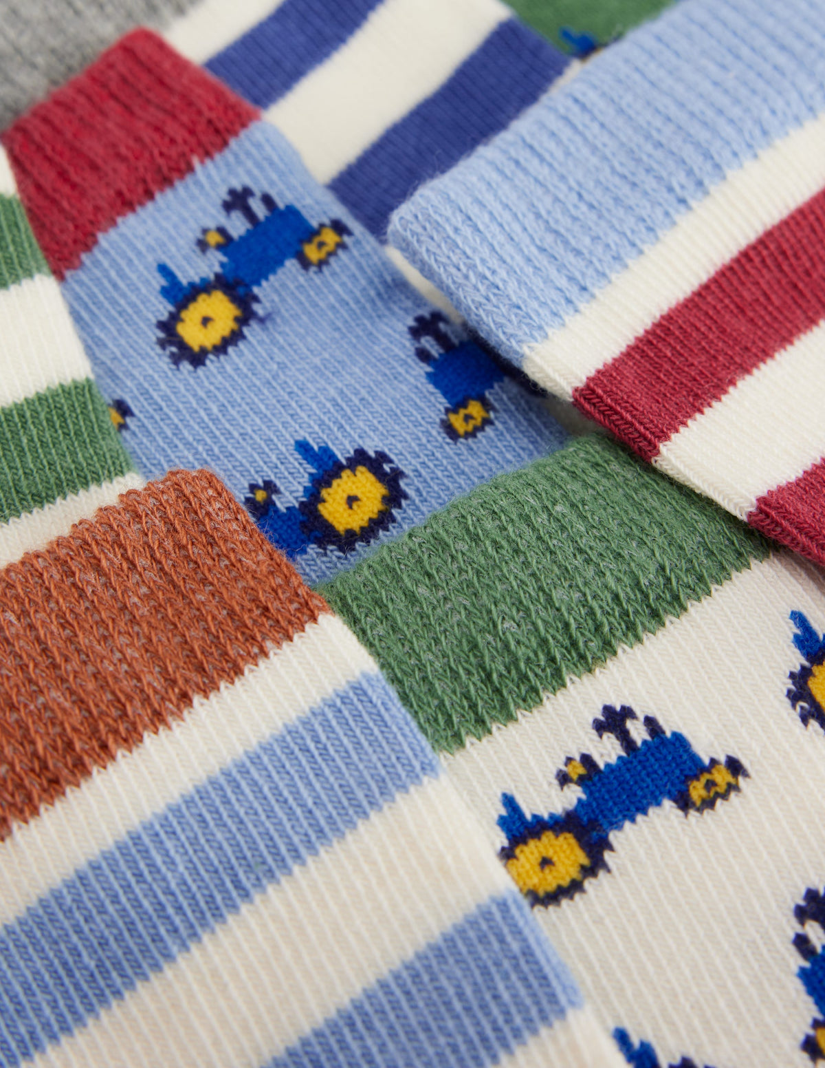 Babysocken im 7er-Pack-Traktoren-2