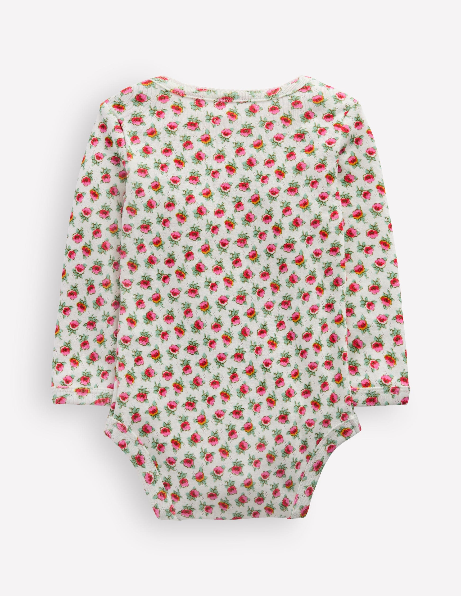 Pointelle-Bodys im 3er-Pack-Bunt Blumenmuster-2