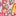 Jersey-Set mit Kragen-Bunt Kleines Blumenmuster