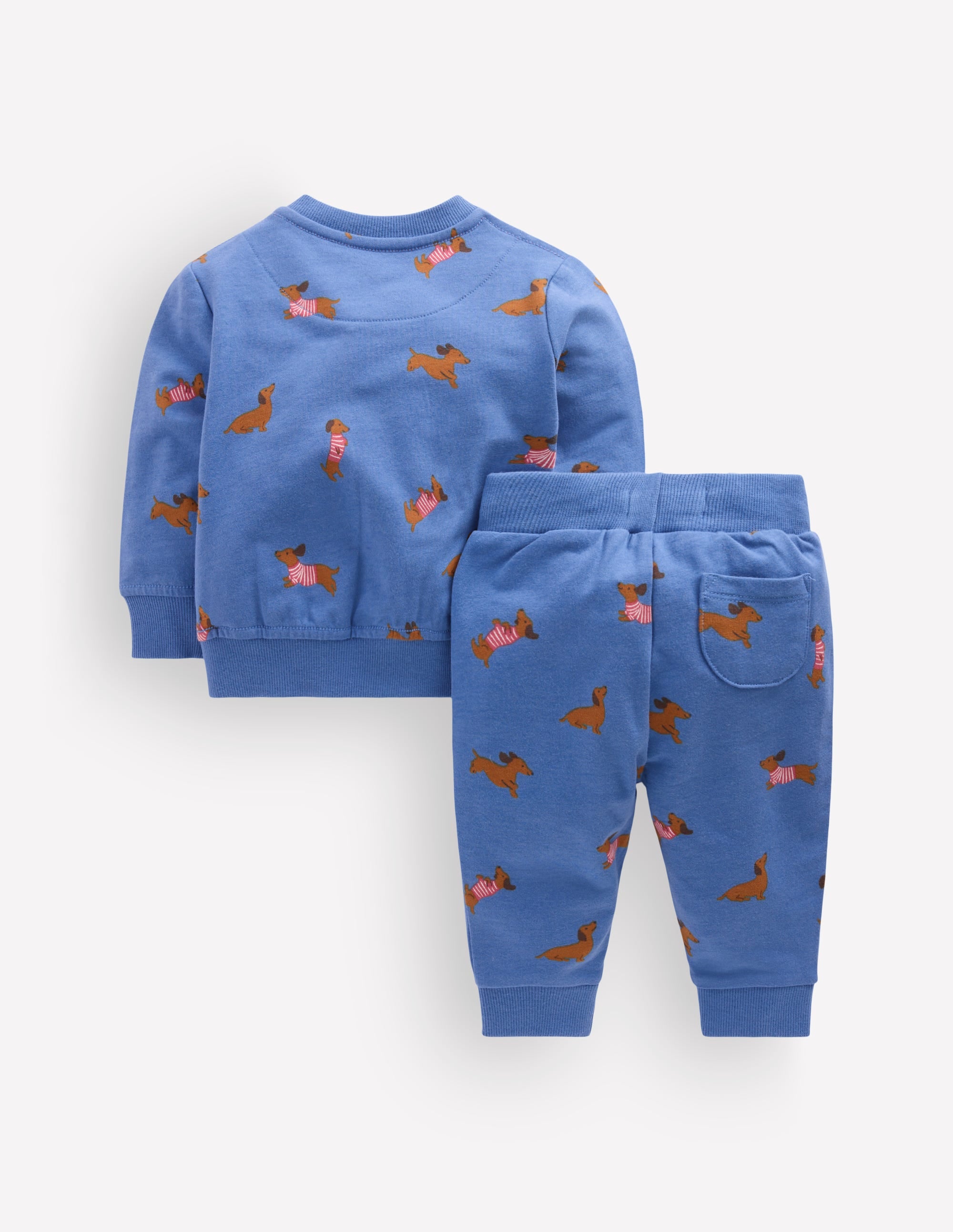 Sweatshirt-Spielset-Blau Dackel - Image 2