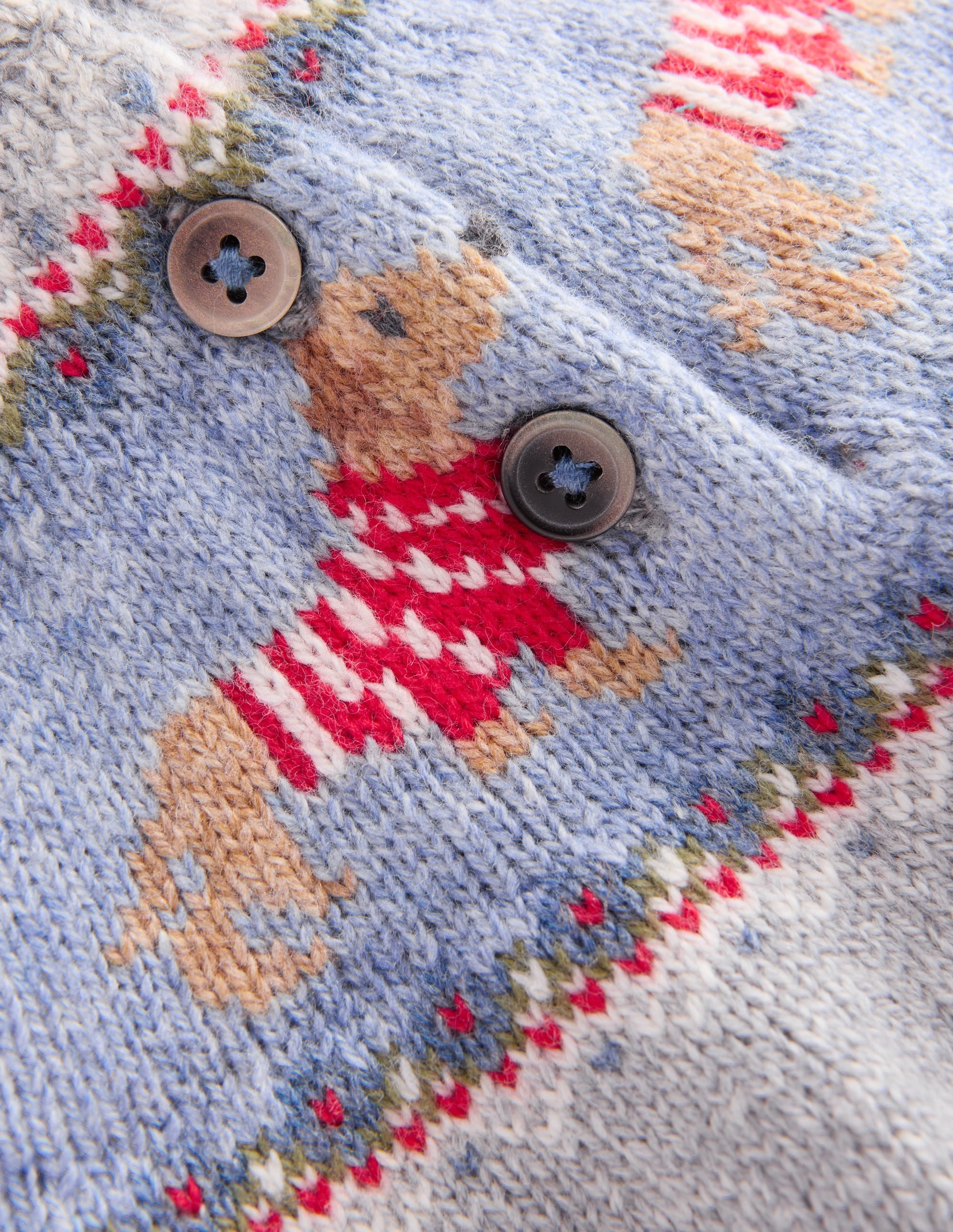Fair-Isle-Pullover-Grau Meliert Welpe - Image 3