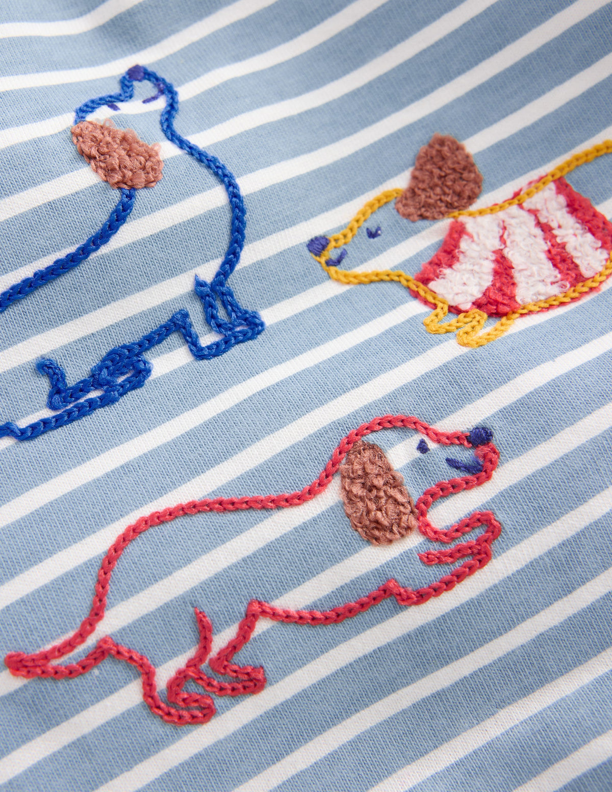Jersey-Spielset mit Applikation-Blau Welpe - Image 3