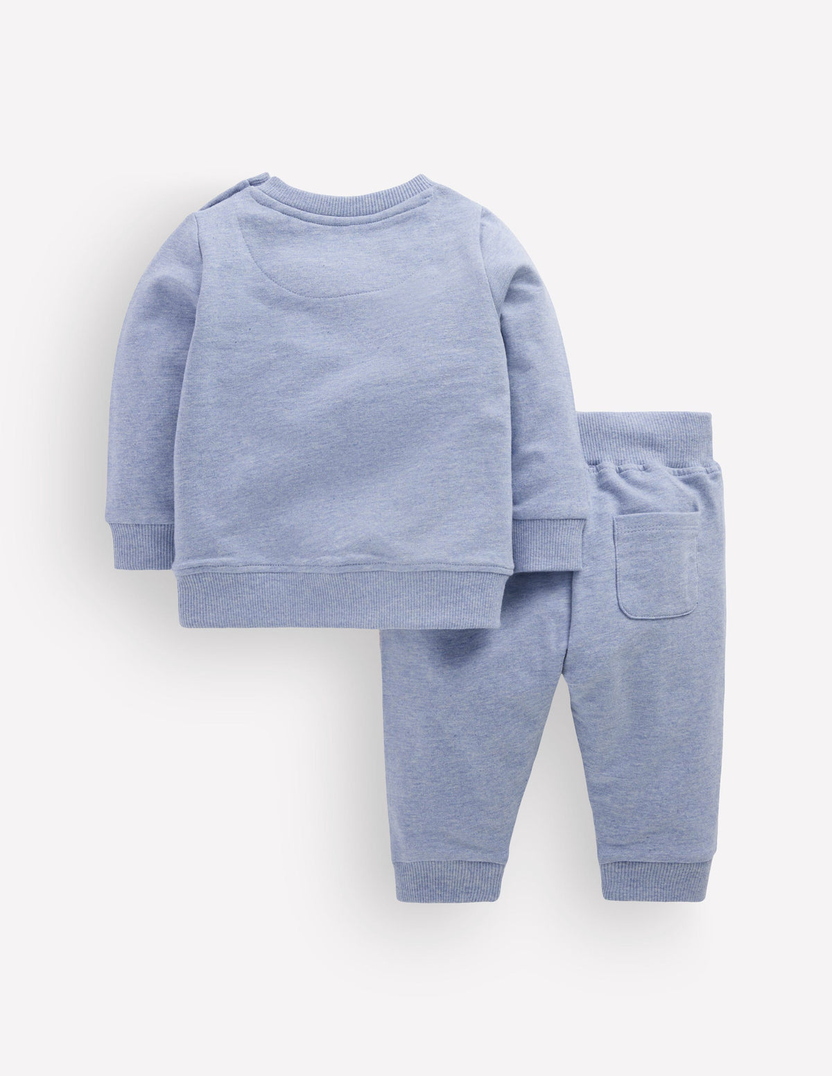 Sweatshirt-Set mit Applikation-Blau Meliert Farm - Image 2