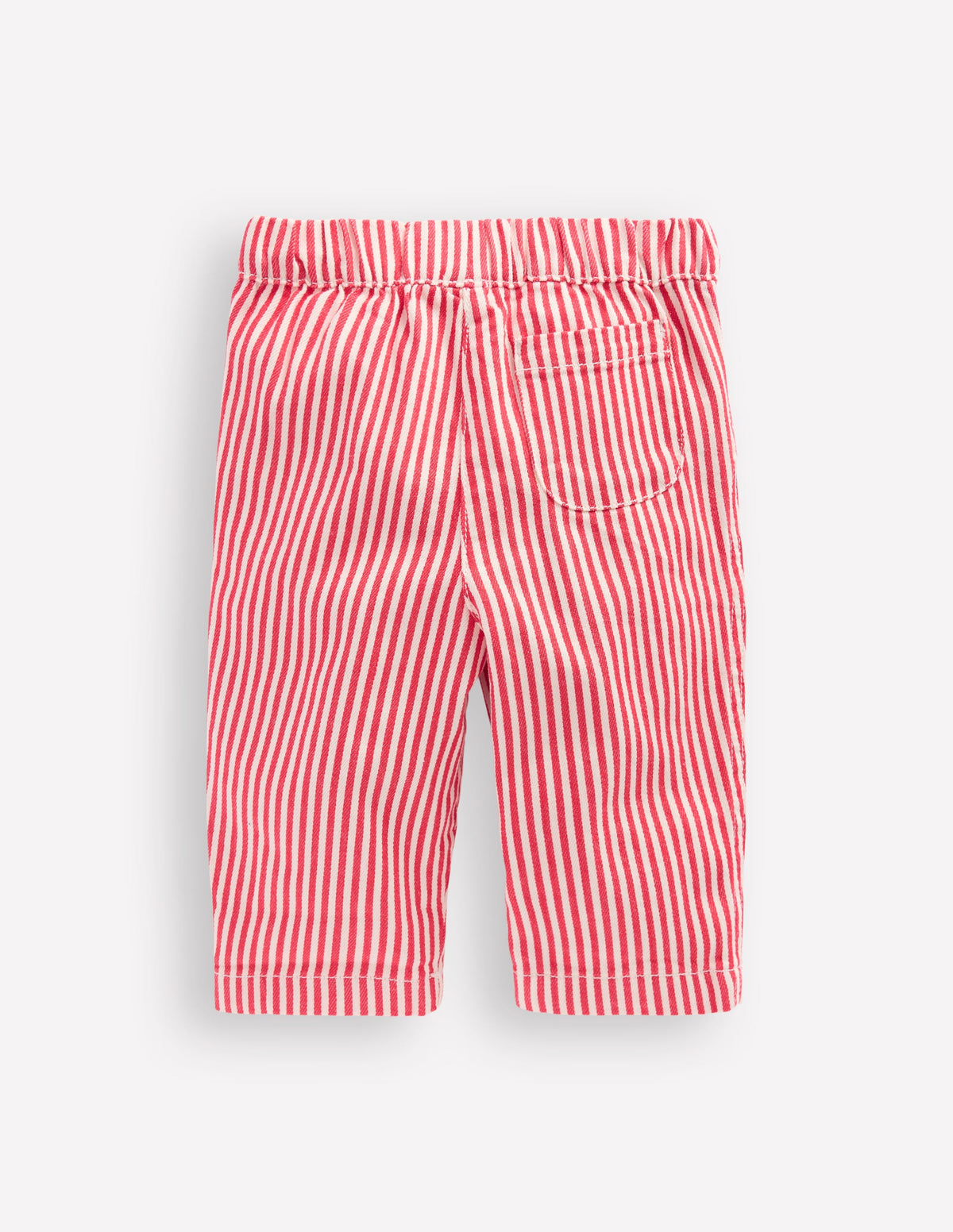 Baumwollhose zum Hineinschlüpfen-Rot mit Streifen-2