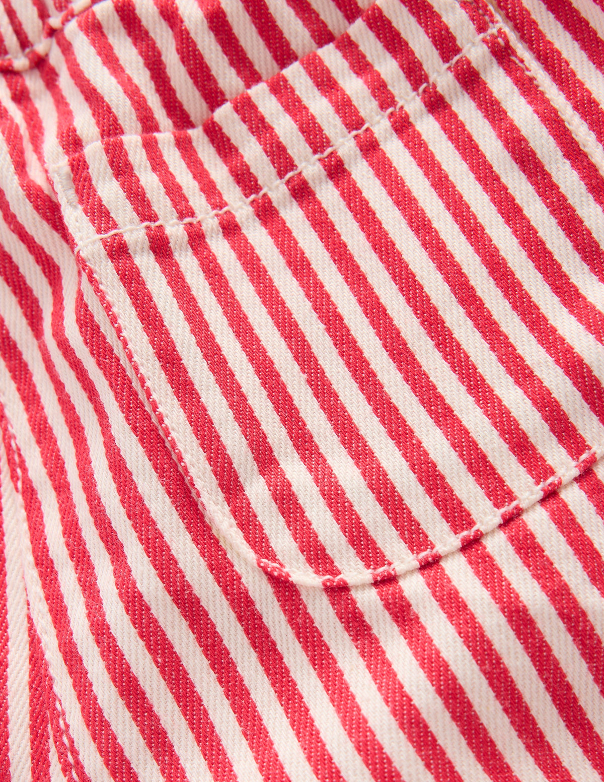 Baumwollhose zum Hineinschlüpfen-Rot mit Streifen - Image 3