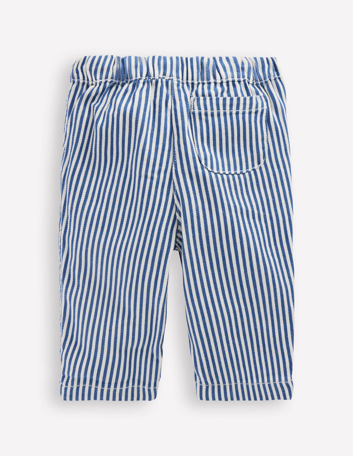 Baumwollhose zum Hineinschlüpfen-Blau und Naturweiß Gestreift - Image 2