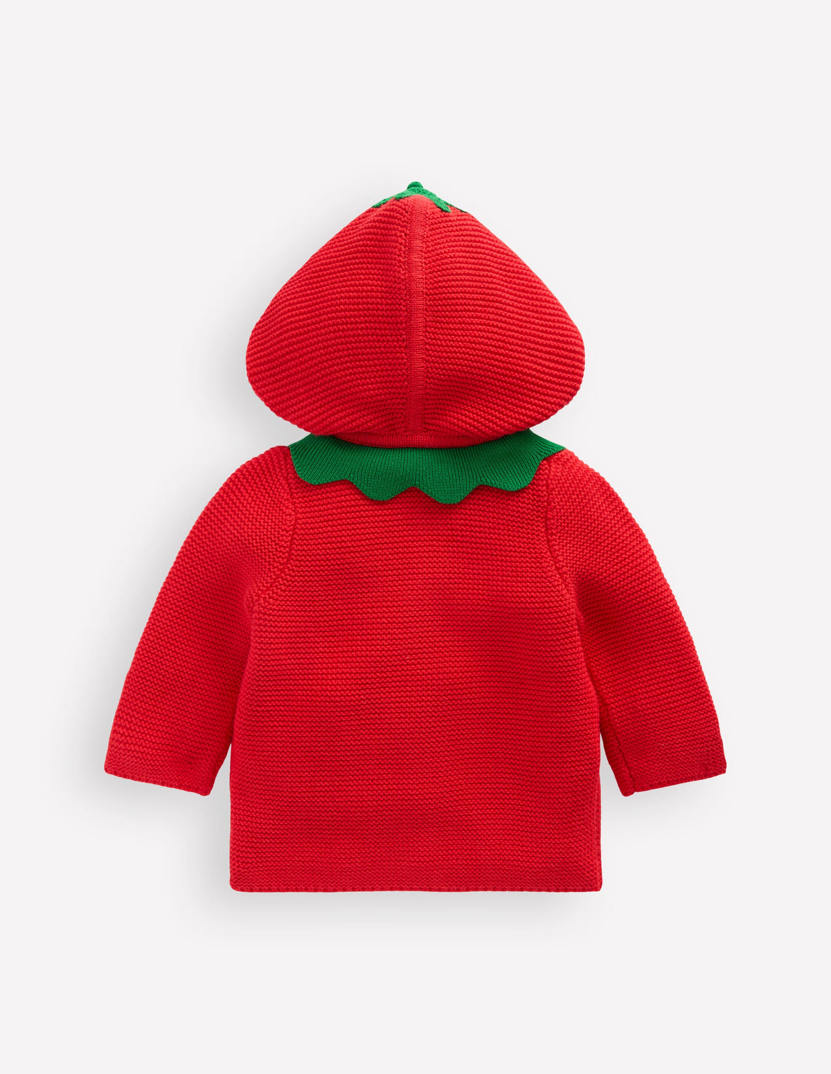 Originelle, gestrickte Baumwolljacke-Erdbeere - Image 2