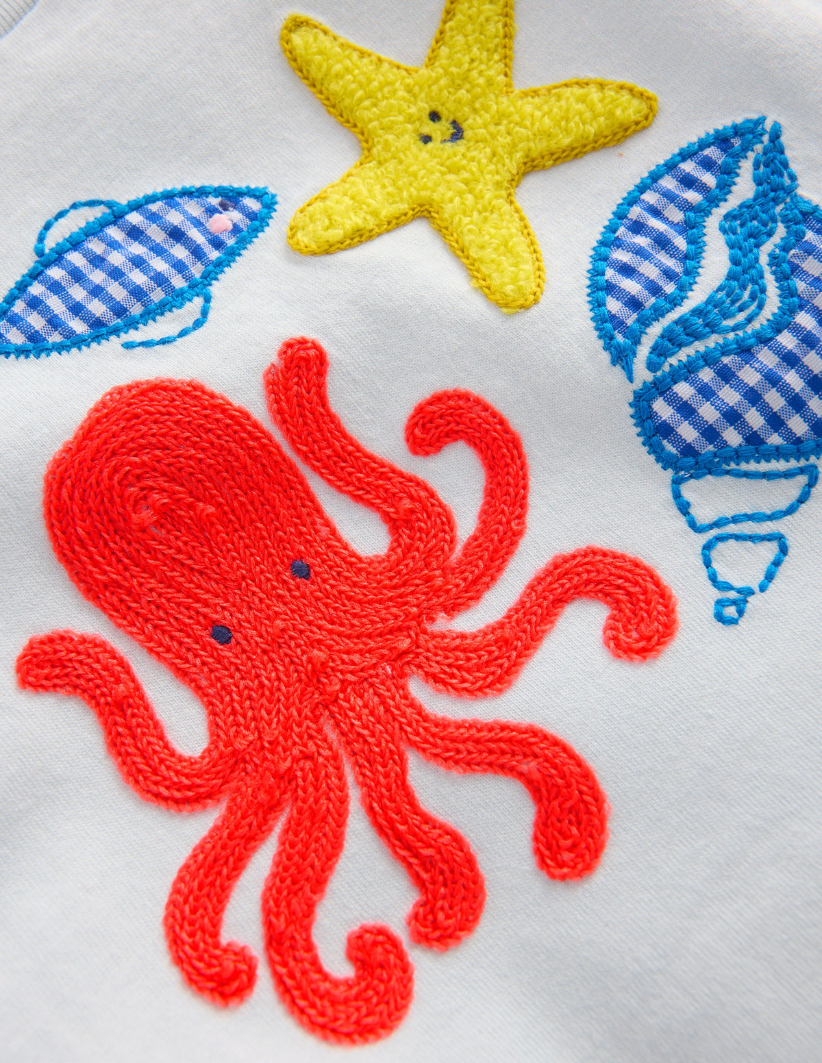 Kurzärmeliges T-Shirt mit Logo-Hellblau Ozean-Motive - Image 3