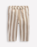 Baumwollhose zum Hineinschlüpfen-Neutral Streifen