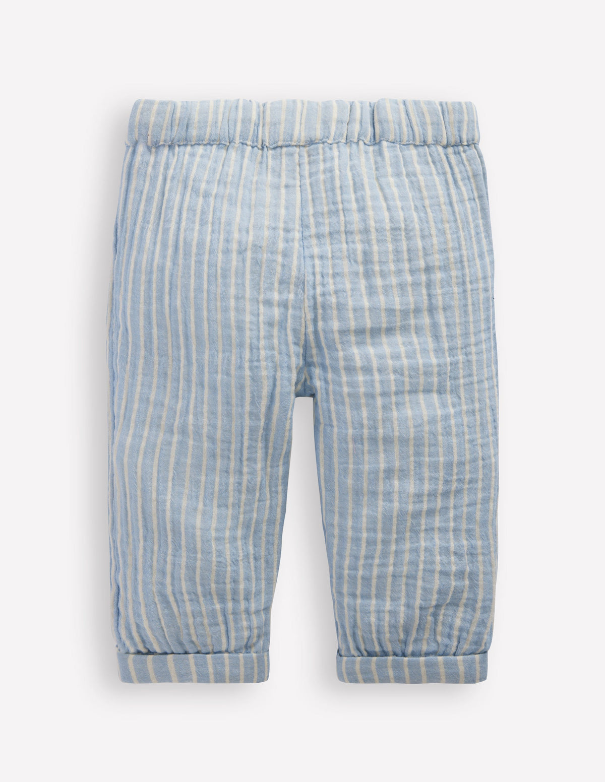 Doppeltuch-Hose-Hellblau Streifen - Image 2