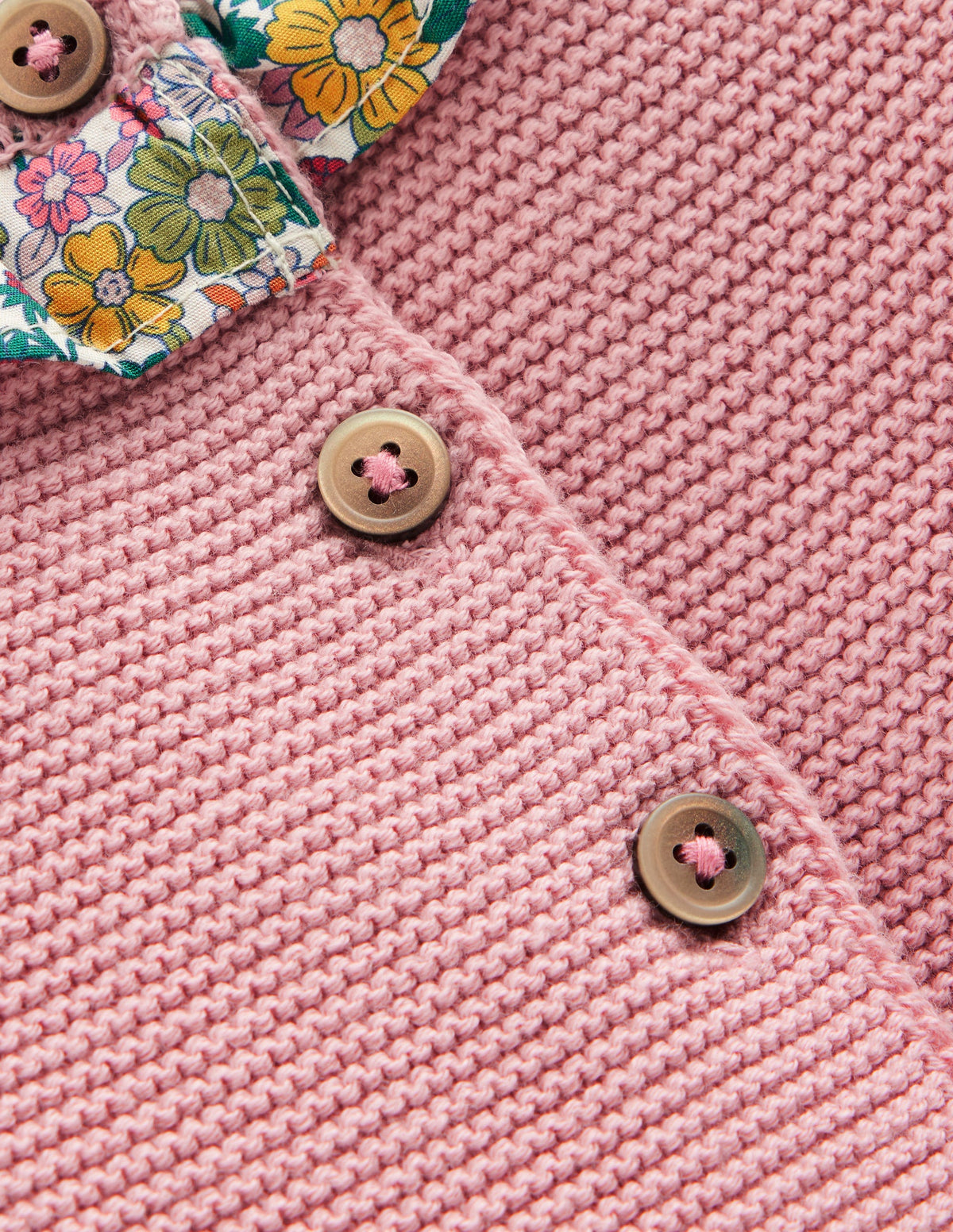 Hübsches Spielset aus Strick-Vintage-Rosa Meliert-2