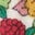 Gesmoktes Partykleid-Bunt Blumenmuster