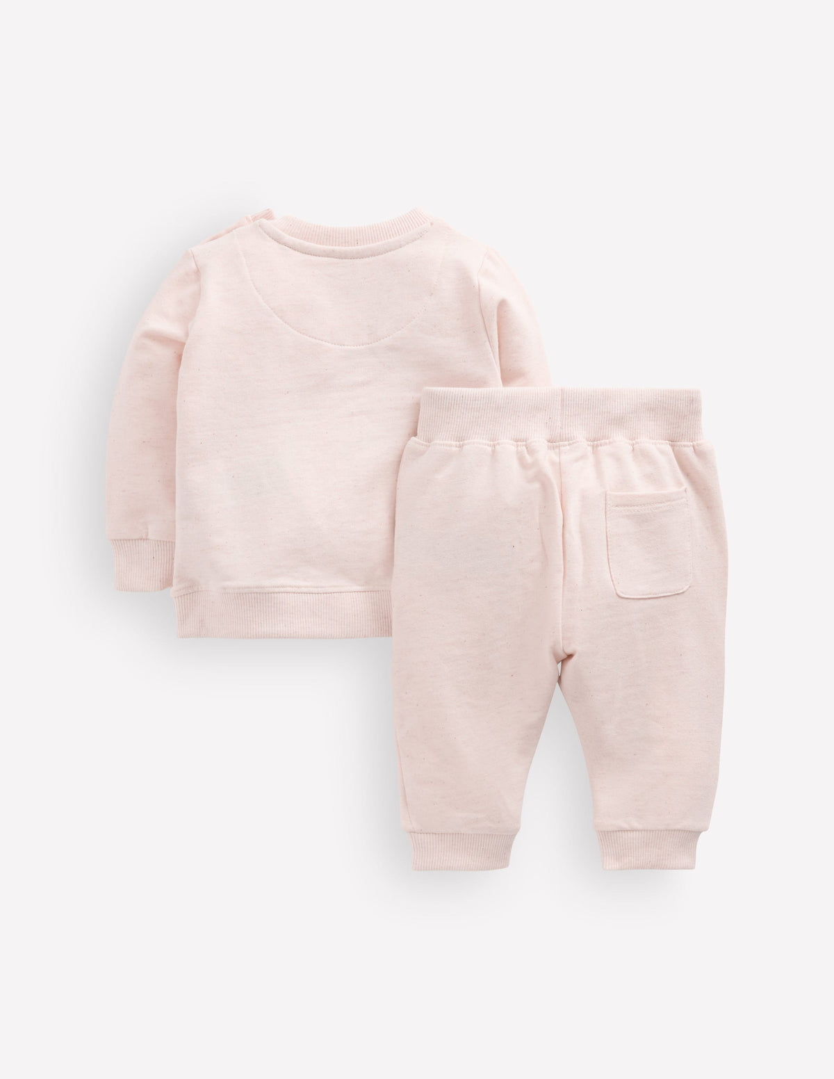 Sweatshirt-Set mit Applikation-Haferbeige Himbeeren - Image 3