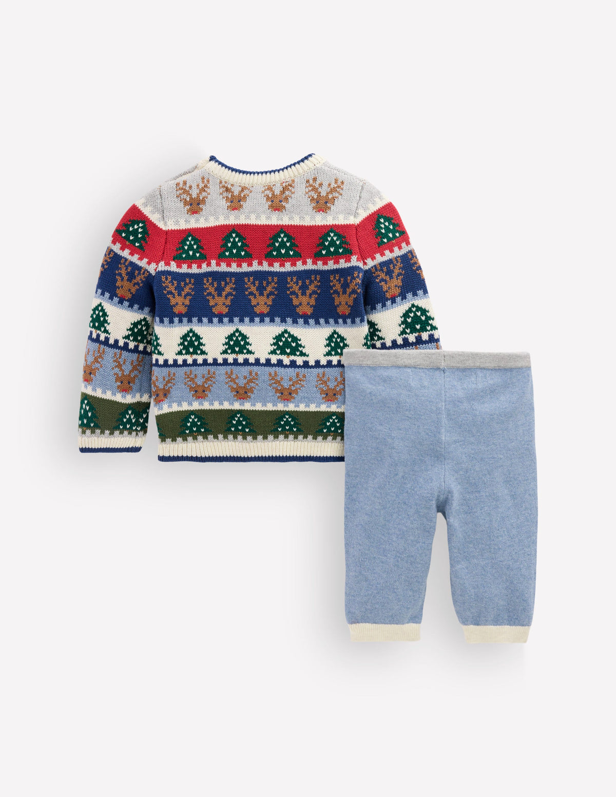 Spielset aus Fair-Isle-Strick-Bunt Festlich - Image 3