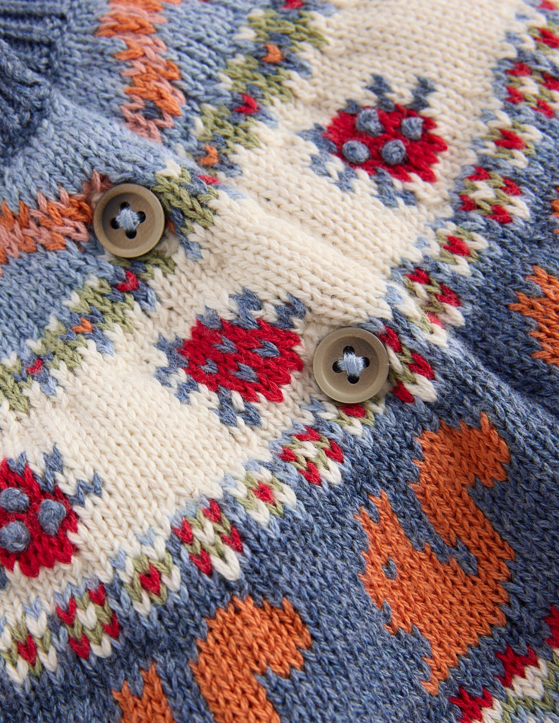 Ensemble en maille motif jacquard-Motif Woodland multi-4