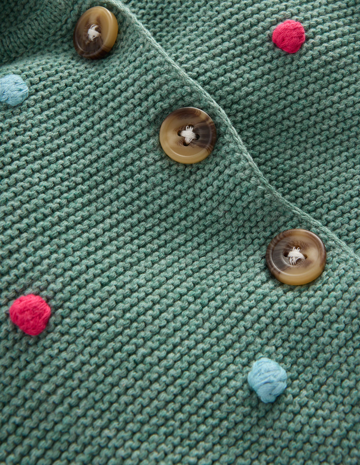 Originelle, gestrickte Baumwolljacke-Grün Weihnachtsbaum-2