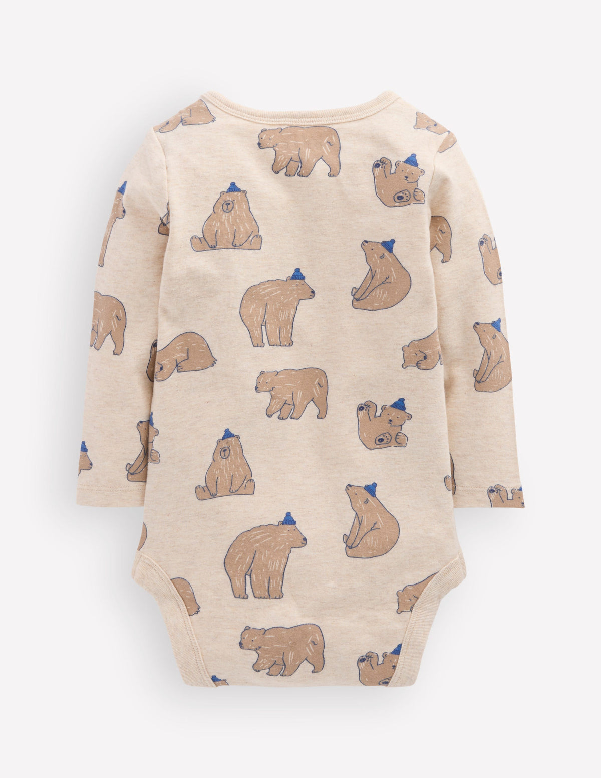 3 bodies en coton-Ours bleu - Image 3
